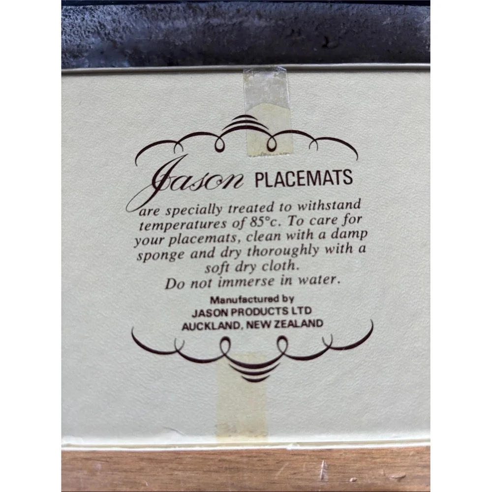 Vintage Jason Historic‎ Australian Coaster Set of 6 Peter Edwards Sketch Art NIB